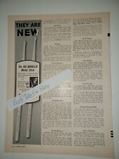 Joe Morello Ledwig Drum Sticks 1958 8x11 Magazine Ad picture