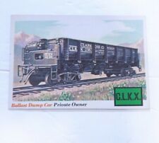 Ballast Dump Car 1955 Topps Rails and Sails #10 picture