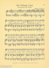 PENNSYLVANIA STATE UNIVERSITY Vtg Song Sheet c1927 