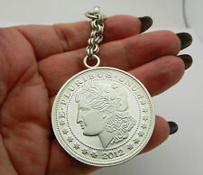 E PLURIBUS UNUM 2012 ONE Troy UNCE .999 silver COIN KEYCHAIN picture