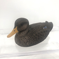 VTG Jim Palmer Signed Carved Duck English Mallard Hen #51 Resin Waterfowl 8.5