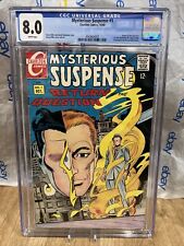 MYSTERIOUS SUSPENSE #1 1st VIC SAGE the QUESTION 1968 Charlton DCU DITKO CGC 8.0 picture