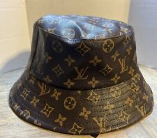 Louis Vuitton Monogram Bucket Hat Louis Vuitton Leather Bucket Hat Brown picture