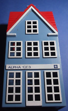 Advertising Blue Plastic House Money Box Alpha Bank Poul Willumsen A/S Denmark  picture