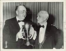 1954 Press Photo Arch McDonald and Clark Griffith at Touchdown Club Dinner in DC picture