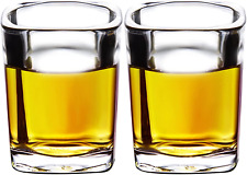 2 Pcs Small Cool Shot Glasses with Heavy Base  Shot Glasses Gift for Men - 60Ml picture