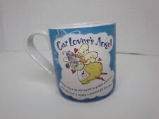 Cat Lover's Angel Coffee Mug With a saying on part of mug picture