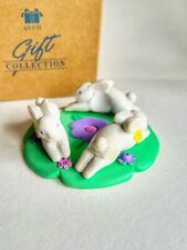AVON EASTER EGG HOLDER COLLECTION BUNNY NIB picture