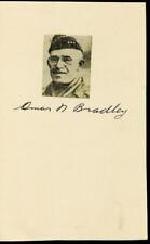 OMAR N. BRADLEY - PHOTOGRAPH MOUNT SIGNED picture