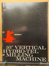 Vtg Cincinnati Milling Machine Co Catalog 1960 16