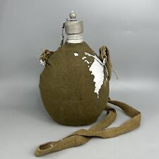 WWII Italian Military Mountain Trooper Aluminum Canteen Wool Cover picture