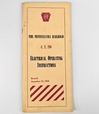 Vintage 1966 Pennsylvania Railroad PRR Electrical Operating Instructions Rules picture