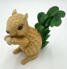 Enesco Home Grown Peanut Nut Squirrel Kitsch Anthropomorphic Figurine Retired picture