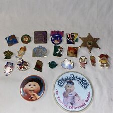 21 Vintage Cabbage Patch Metal Enamel & Other Pins Holiday Olympics Hospital picture