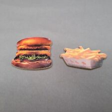 Vintage In N Out Burger Magnet Double Double French Fries Wooden Old Version Lot picture