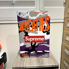 Supreme Wheaties Cereal Box S/S 2021 Purple Camo Breakfast New Sealed picture