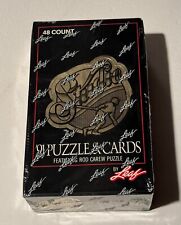 1991 Leaf Studio 48 Pack Set of MLB Player Puzzle & Cards Sealed-free shipping picture