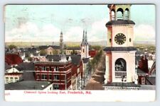 Clustered Spires Looking East Frederick Maryland Vintage Postcard Damaged DMG4 picture
