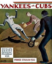 1932 YANKEES CUBS World Series Program Cover PHOTO (222-R) picture