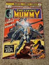 SUPERNATURAL THRILLERS 10 featuring The Living Mummy, Marvel Comics lot 1974 picture