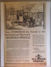 1929 International Farm Truck Magazine Advertisement picture