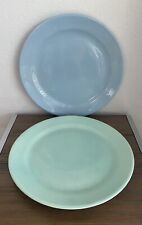 Vintage Lu-Ray Pastels Large 14” Round Plate Set / 2 picture