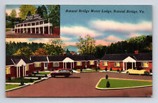 Natural Bridge Motor Lodge Motel Natural Bridge Virginia VA Postcard picture