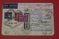 letter from BRON (RHONE) via the 1st MARSEILLE FLIGHT - PRAGUE of 16 May 1935 picture