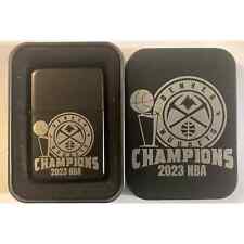 Denver Nuggets 2023 NBA Champions Engraved Lighter Black Mate with Case picture