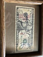 Steelers Autographed 10 Dollar Bill -Leveon Bell, Devin Bush, And Jesse James picture