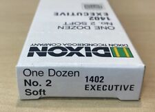 Vintage Dixon 1402 Executive No 2 Soft First Quality Pencils USA new old stock picture