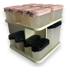 VTG Tupperware Modular Mates Spice Container Carousel Rack With 16 Containers picture