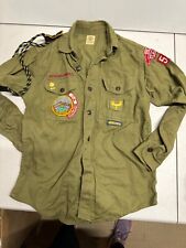 Vintage Boy Scout Sanforized Long Sleeve Uniform Shirt picture