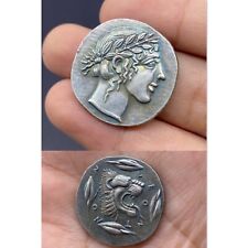 Rare Ethnic Ancient Old Roman Parties Sliver Plated Antique Coins picture