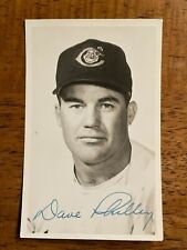 1955 Cleveland Indians Dave Philley Signed Postcard picture