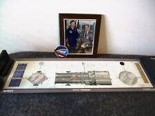 1987 NASA LOCKHEED SPACE SHUTTLE HUBLLE SIGNED-HOOT GIBSON 1ST GEN PHOTO+PROFILE picture