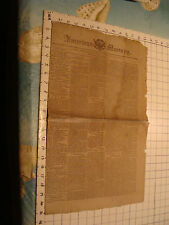 vintage paper: Nov. 18, 1812 AMERICAN MERCURY hartford conn  picture