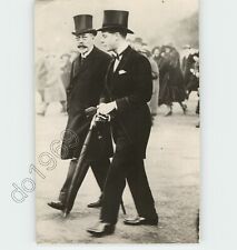KING EDWARD II & PRINCE Of WALES Leave BUCKINGHAM PALACE Vtg 1922 Press Photo picture