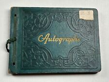 Vintage Autograph Book 1940's  picture
