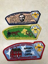 Set of 3 York Adams Area Council 75th CSPs picture