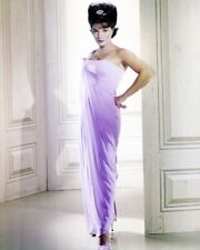 Connie Francis elegant glamour pose in purple 24x36 Poster picture
