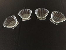 VINTAGE PYREX SCALLOP SHELL BAKING DISHES, GLASS SET of 4 picture
