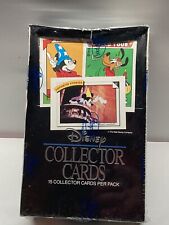 1991 IMPEL DISNEY COLLECTOR CARDS Factory sealed box 36 packs MICKEY MOUSE. picture