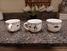 esc trading company Let It Snow Mugs Set Of 3 picture
