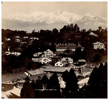Thomas Parr, India, Darjeeling, Snows from Beech Wood Vintage Albumen Print Ti picture