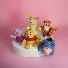 1998 Walt Disney ~Winnie The Pooh ~McDonalds. Set Of 5 Happy Meal Plush 1) Pooh  picture