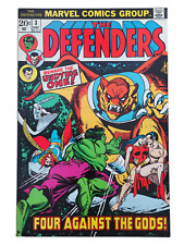 The Defenders #3 (1972) Marvel Comics FN/VF VF- or Better Raw Vintage Buscema picture