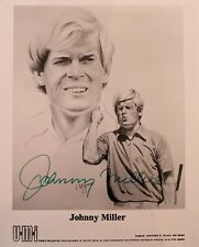 Johnny Miller autographed photo picture