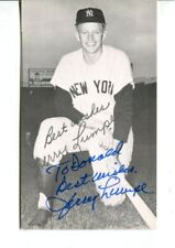 JERRY LUMPE mlb NY YANKEES signed AUTOGRAPH 117C picture