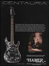 Steve Stevens 1990 Hamer Custom Centaura guitar advertisement 8 x 11 ad print picture